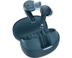 Fresh 'n Rebel Twins Fuse 2 - Draadloze oordopjes - Noise Cancelling oortjes met 36 uur speeltijd - Met Microfoon en App - Steel Blue