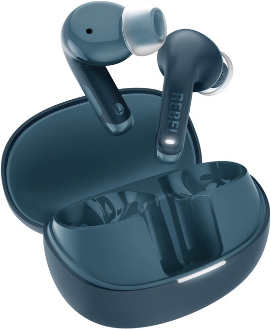 Draadloze Twins Fuse 2 oordopjes met Hybrid ANC, 36 uur batterij, Multipoint Bluetooth, IPX4 waterdicht
