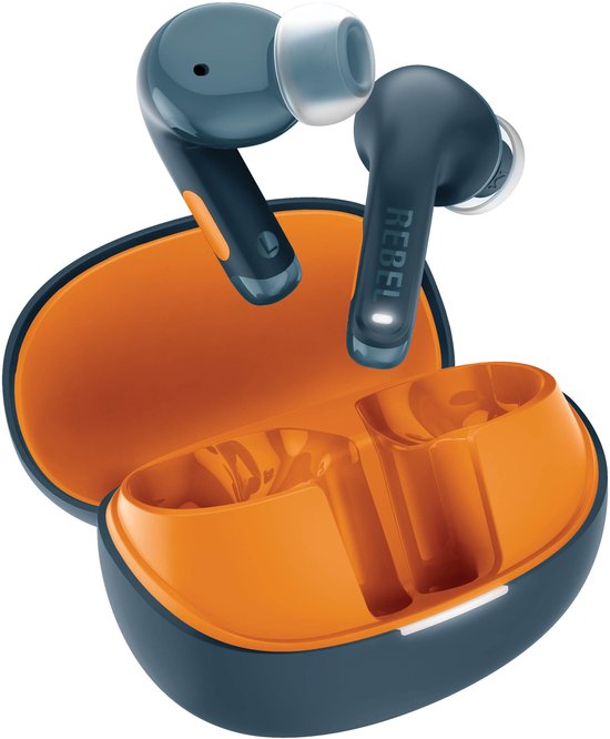 Draadloze Twins Fuse 2 oordopjes met Hybrid ANC, 36 uur batterij, Bluetooth Multipoint, IPX4 waterdicht