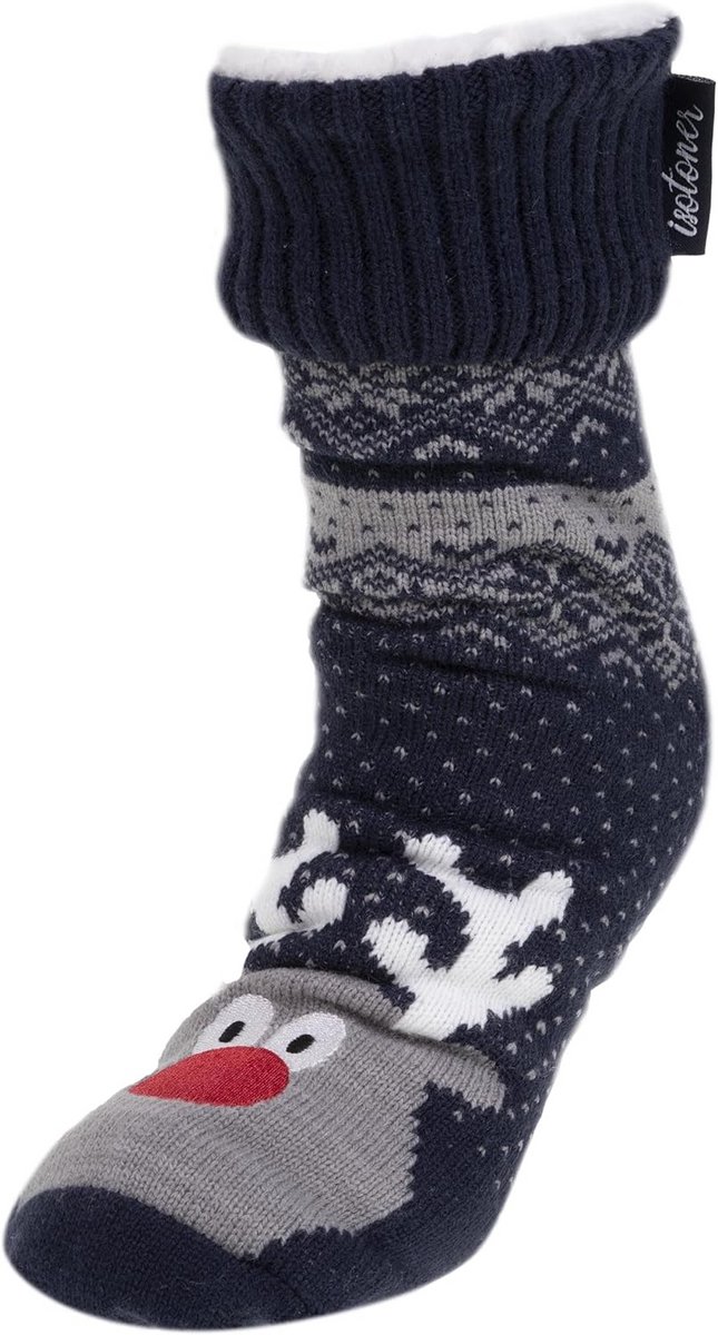 Heren Binnenhuis Sokken Met Anti-Slip Noppen - Warm & Comfortabel