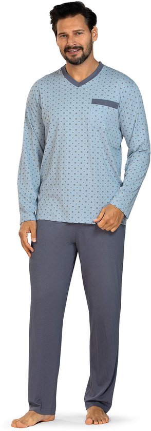 Heren Pyjama 'Ocean Blue'