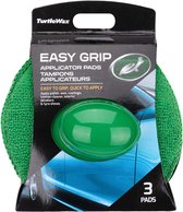 Turtle Wax Easy Grip Applicator Pads - 2 microvezelpads en 1 schuimpad - Comfortabele handgreep - Geeft optimale controle - Snel wisselen van pads door klittenband bevestiging