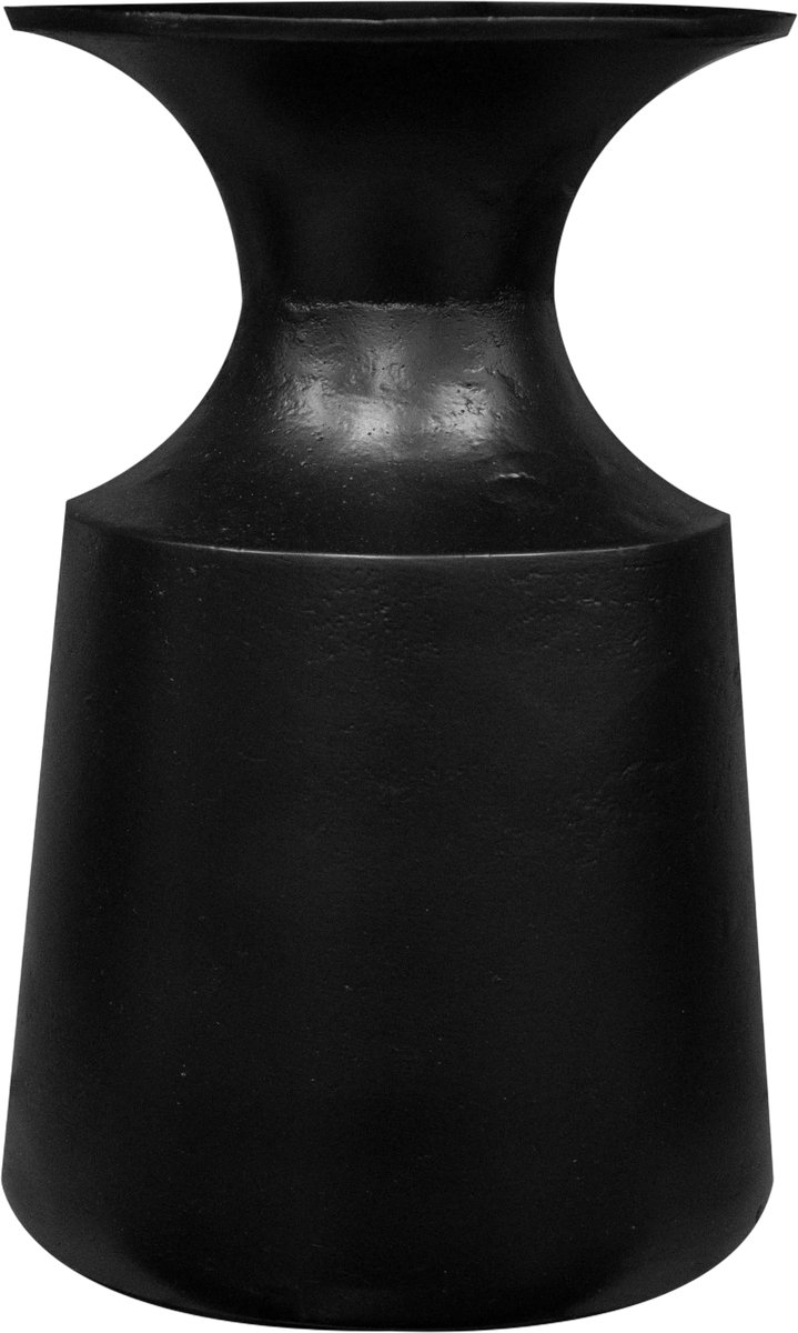 Diga Colmore Vase ALU RAW/MATT BLACK 20x20x31 Zwart