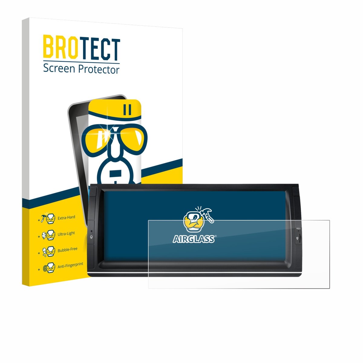 Screenprotector voor Xtrons PX1453BLHGS 10.25" Beschermglas transparant