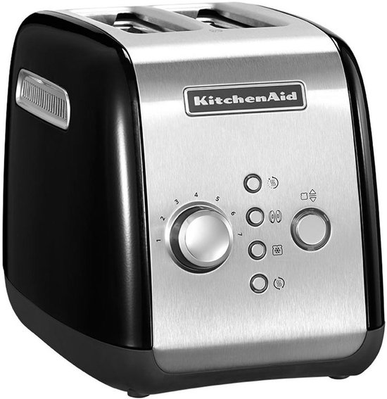 KitchenAid 5KMT221EOB - Broodrooster - RVS - 2 Sleuven - Automatisch - 1100 W