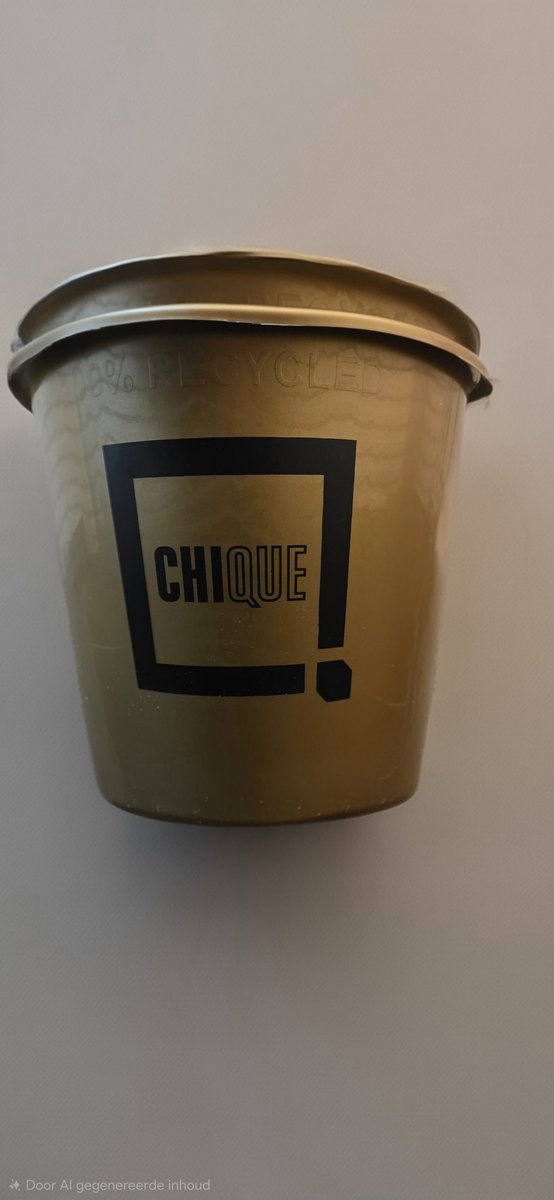 Gouden emmer ChiQue 12l, emmer , goud , ChiQue