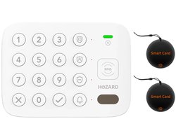Hozard® Slimme Bedieningspaneel V2 - Langdurige Batterij - Keypad - 2 RFID Tags