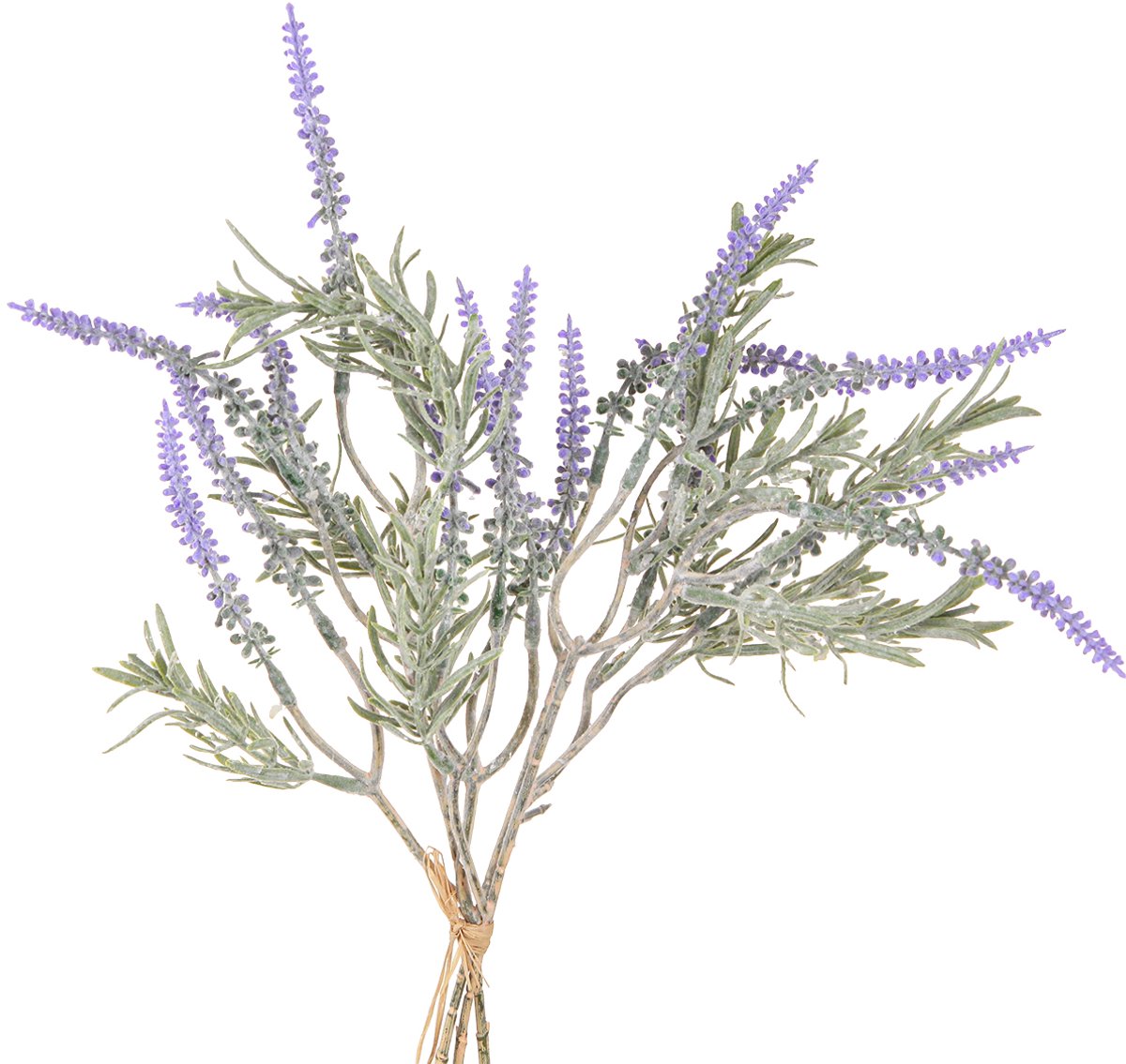 Viana Kunstmatige Lavendel Kunstplanten Paars 38cm 3 Bossen 9st, 9 Stück
