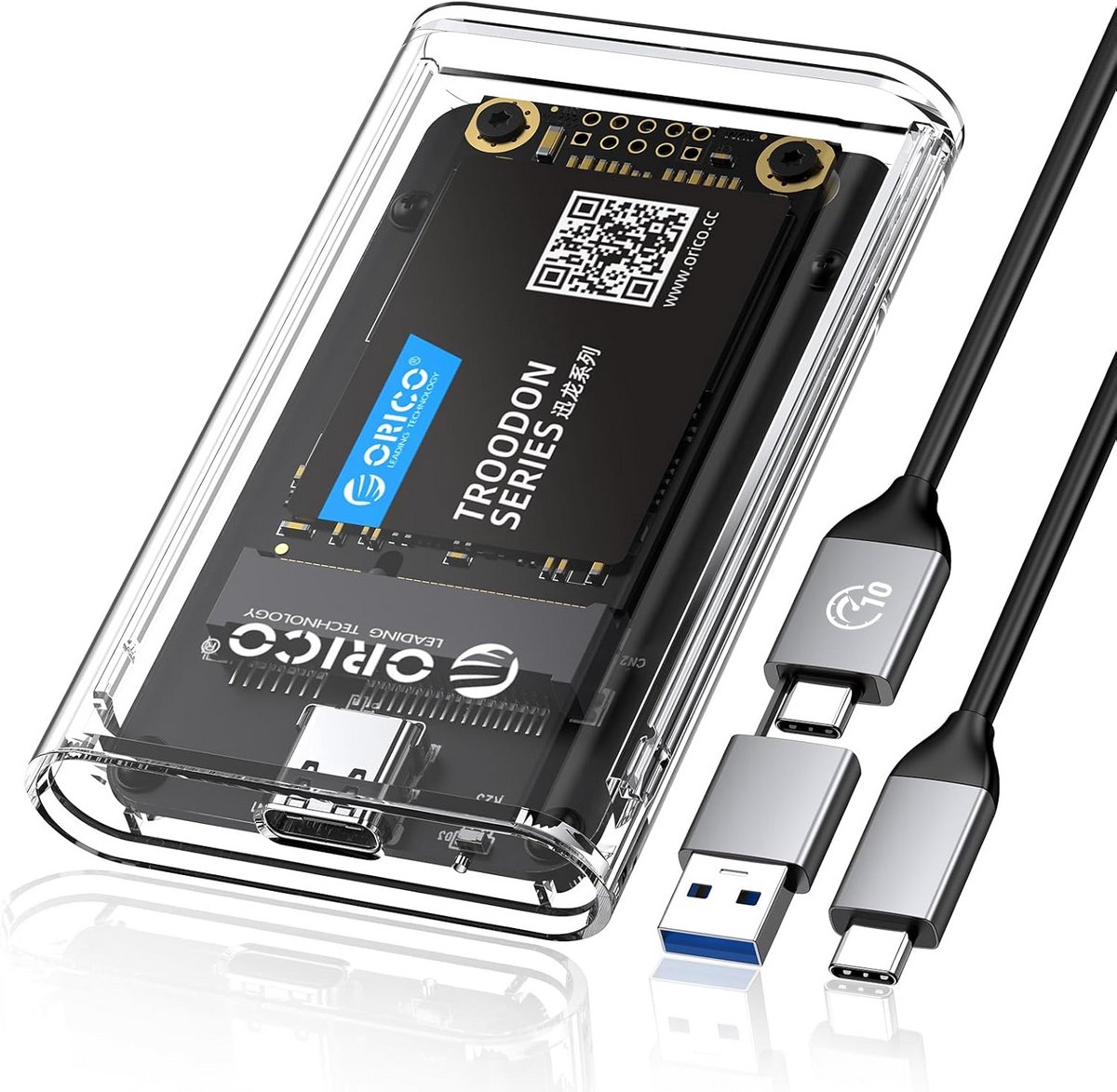 USB 3.0 Adapter voor mSATA SSD - Hoge Snelheid Externe Behuizing