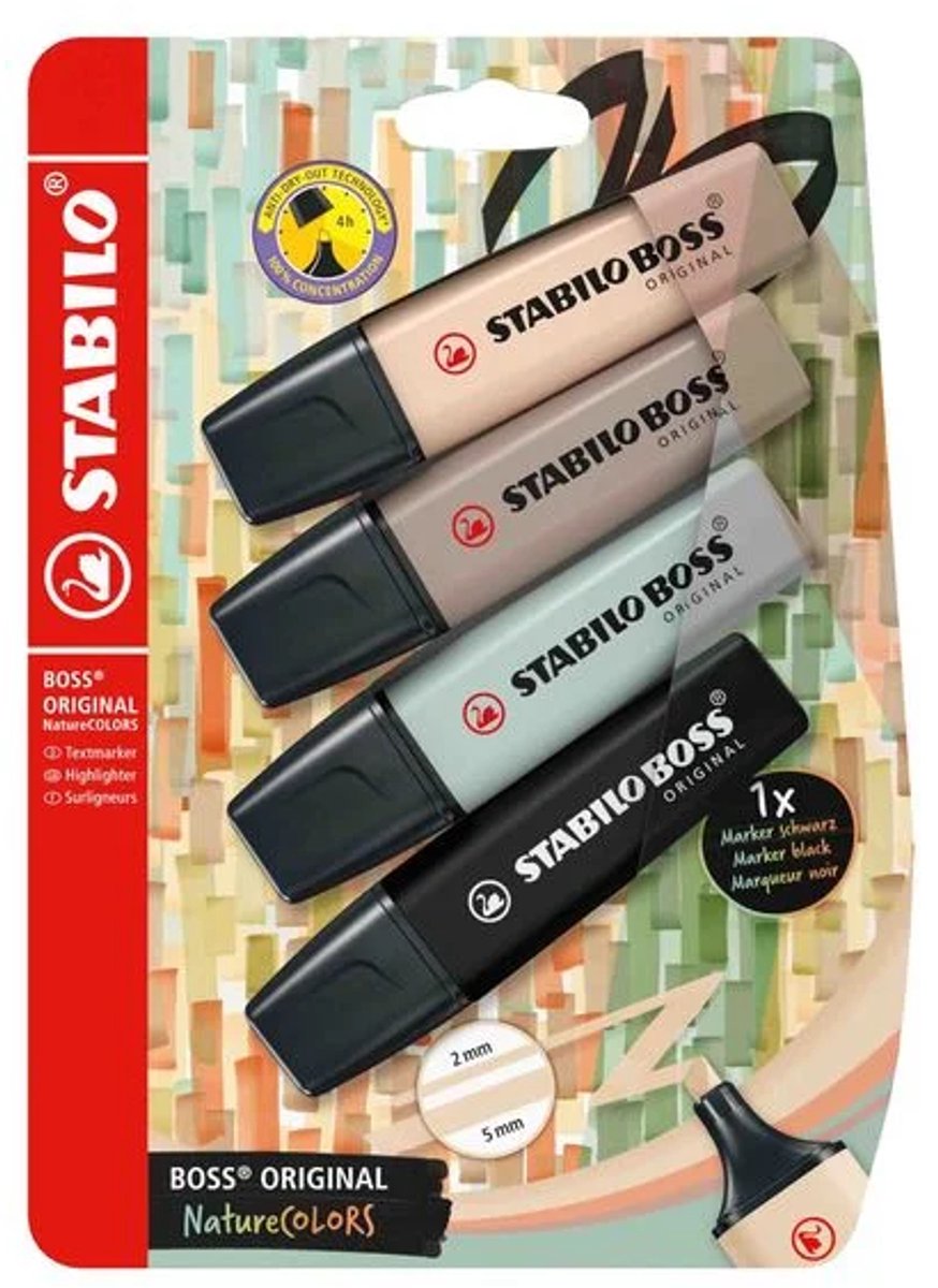 Stabilo Nature Colors Textmarkers Highlighters