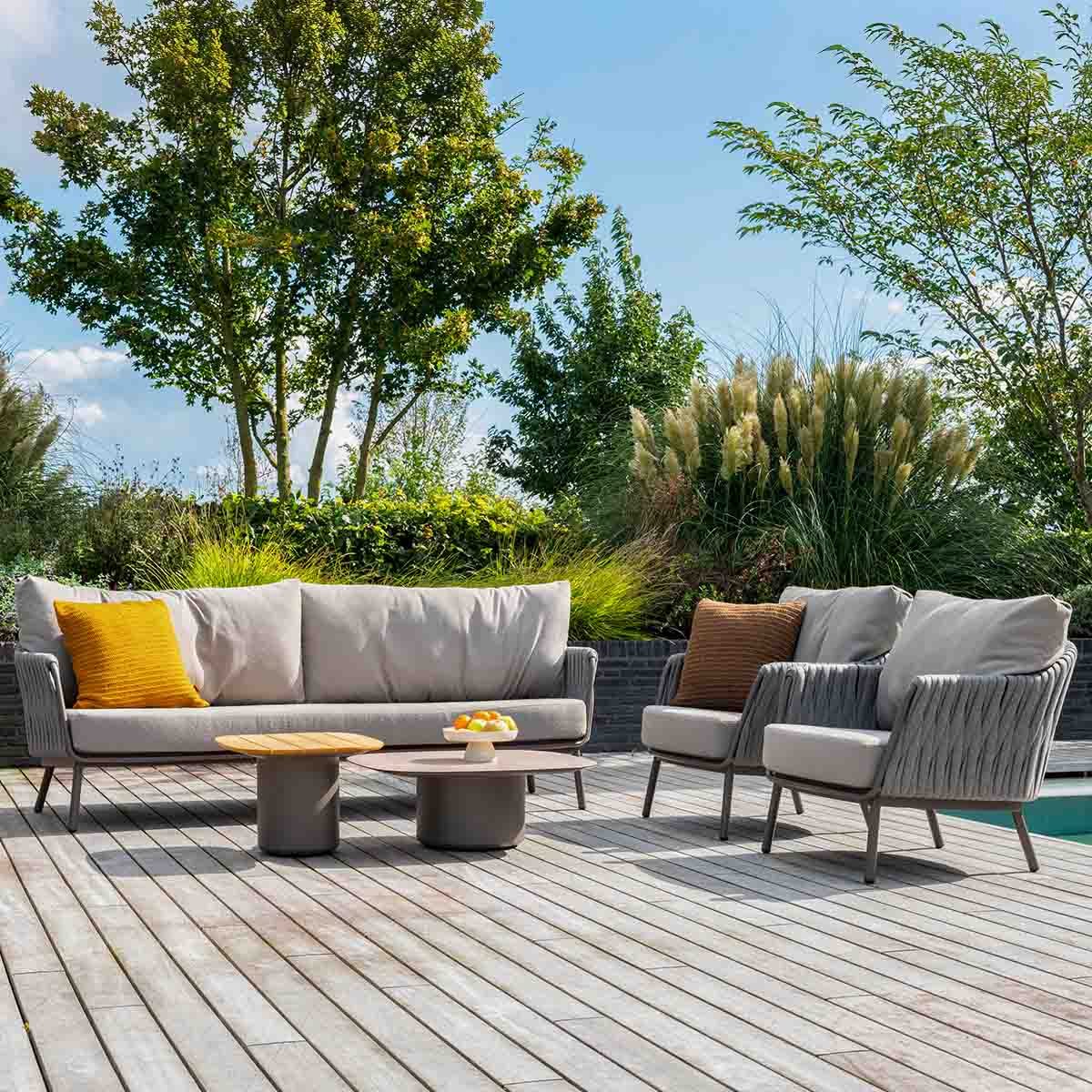 4 Seasons Outdoor Cannes salon lounge 3 pièces - terre