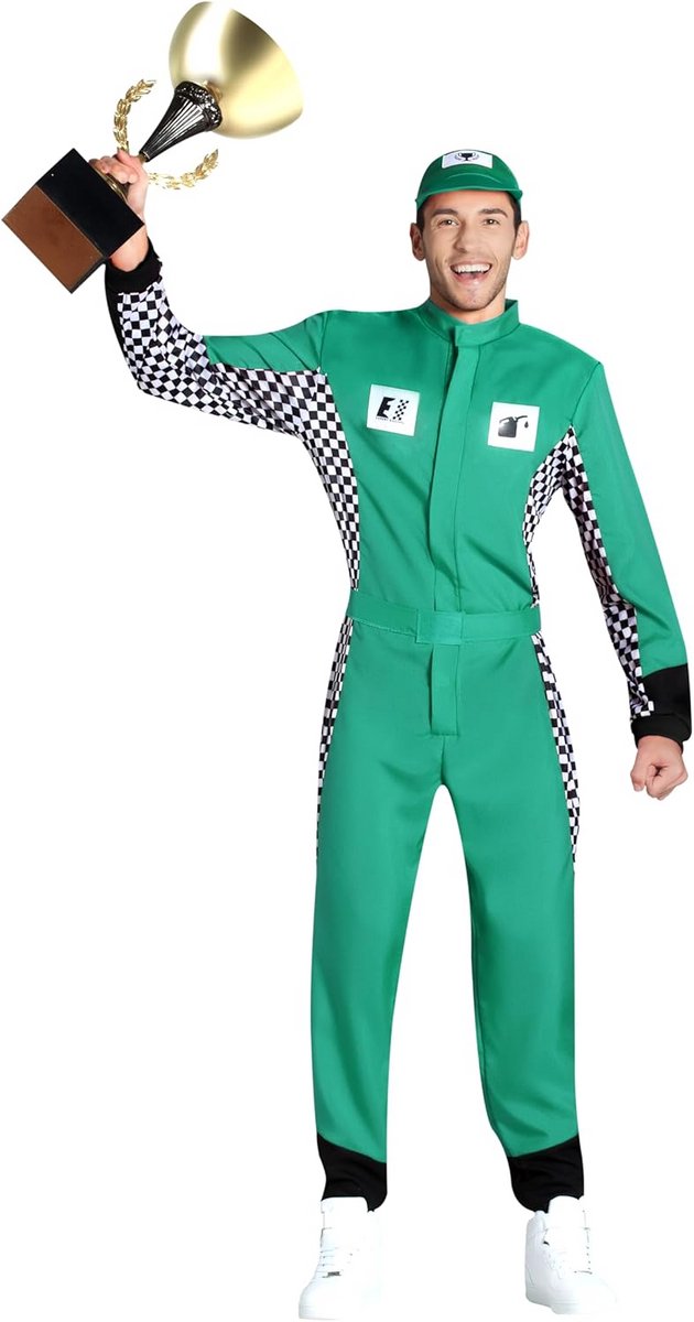 Piloten Kostuum voor Volwassenen Groen - Compleet Outfit
