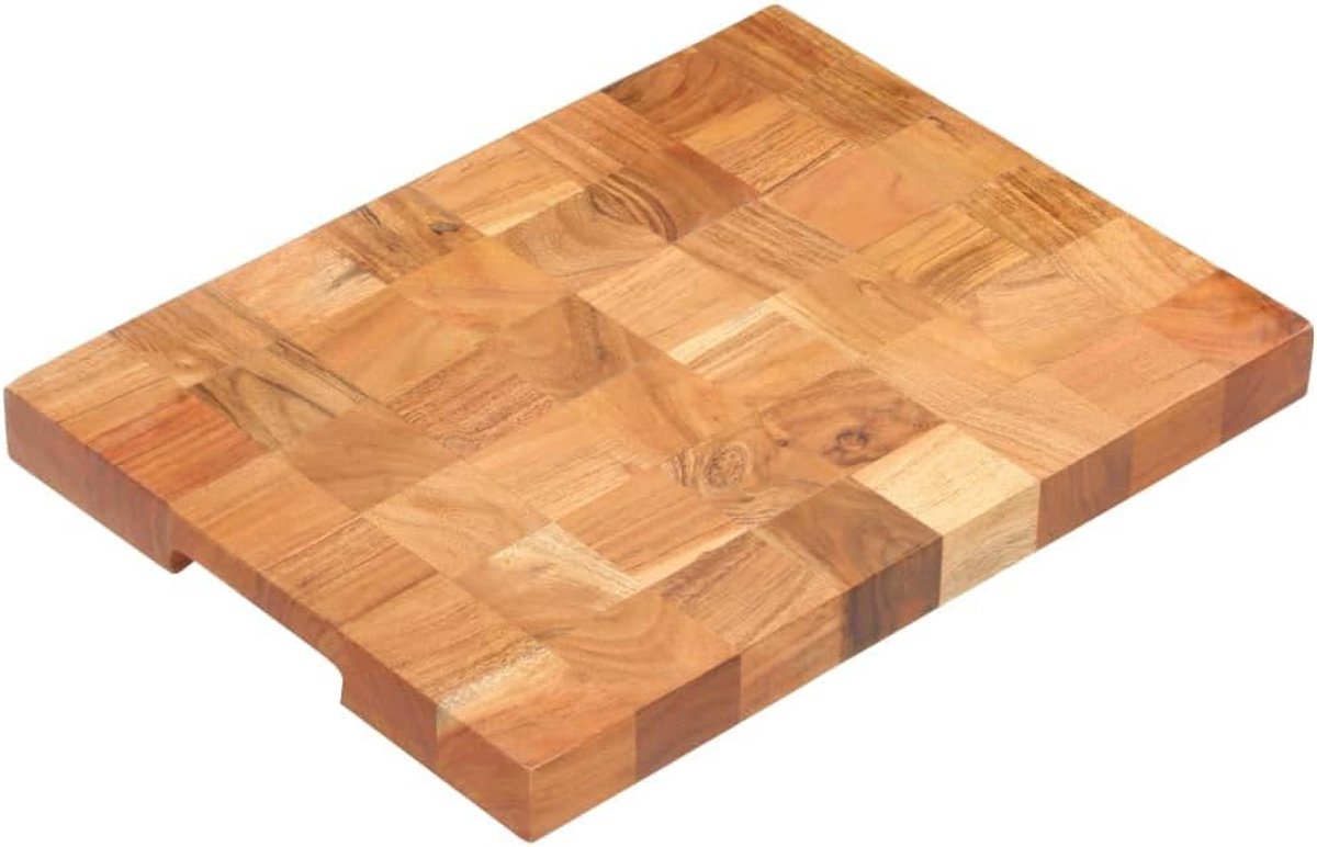 Groot Houten Hakblok 40x30 cm - Massief Acacia - Snijplank Slagersblok
