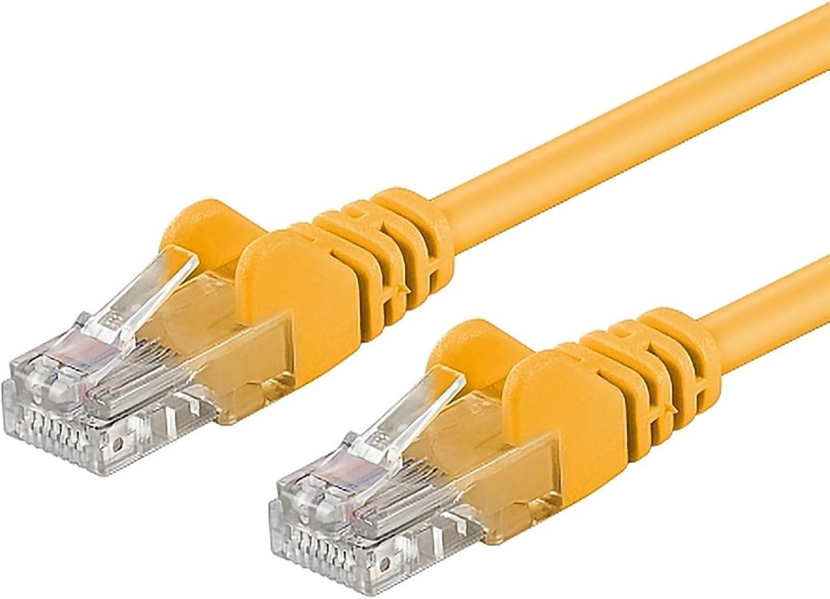 UTP Netwerkkabel RJ45 Cat6 3 Meter Geel - Rollover Kabel