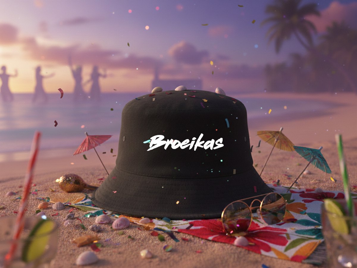 Broeikas Bucket Hat | Black | Maat M
