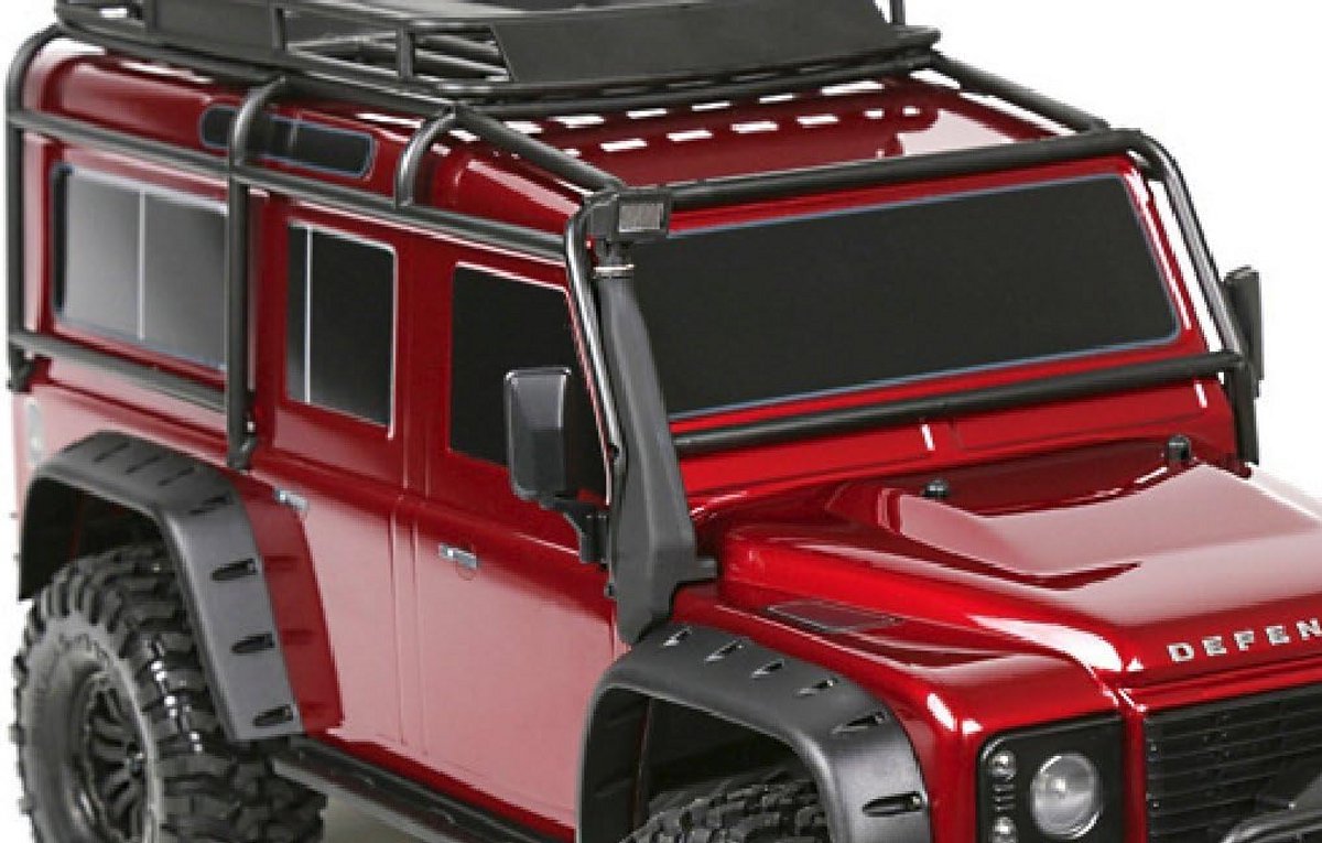 Externe Luchtinlaat Rollende Kop Snorkel voor RC Crawler Auto's - Schaalmodel Accessoire Zwart