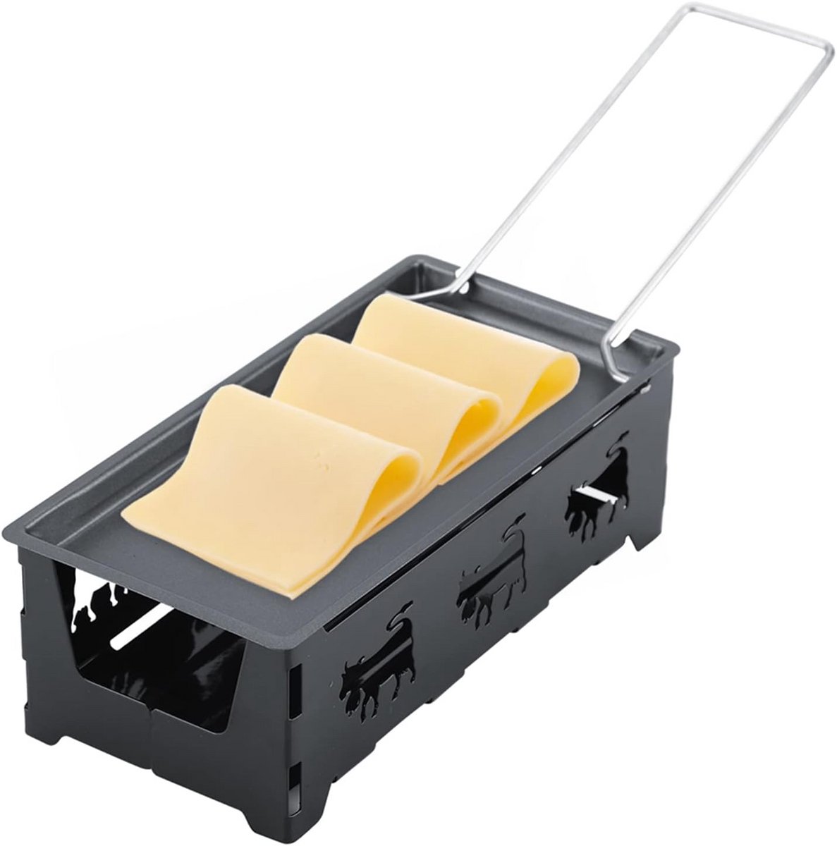 Raclette-apparaat voor Kaas Met Bakplaat en Spatel