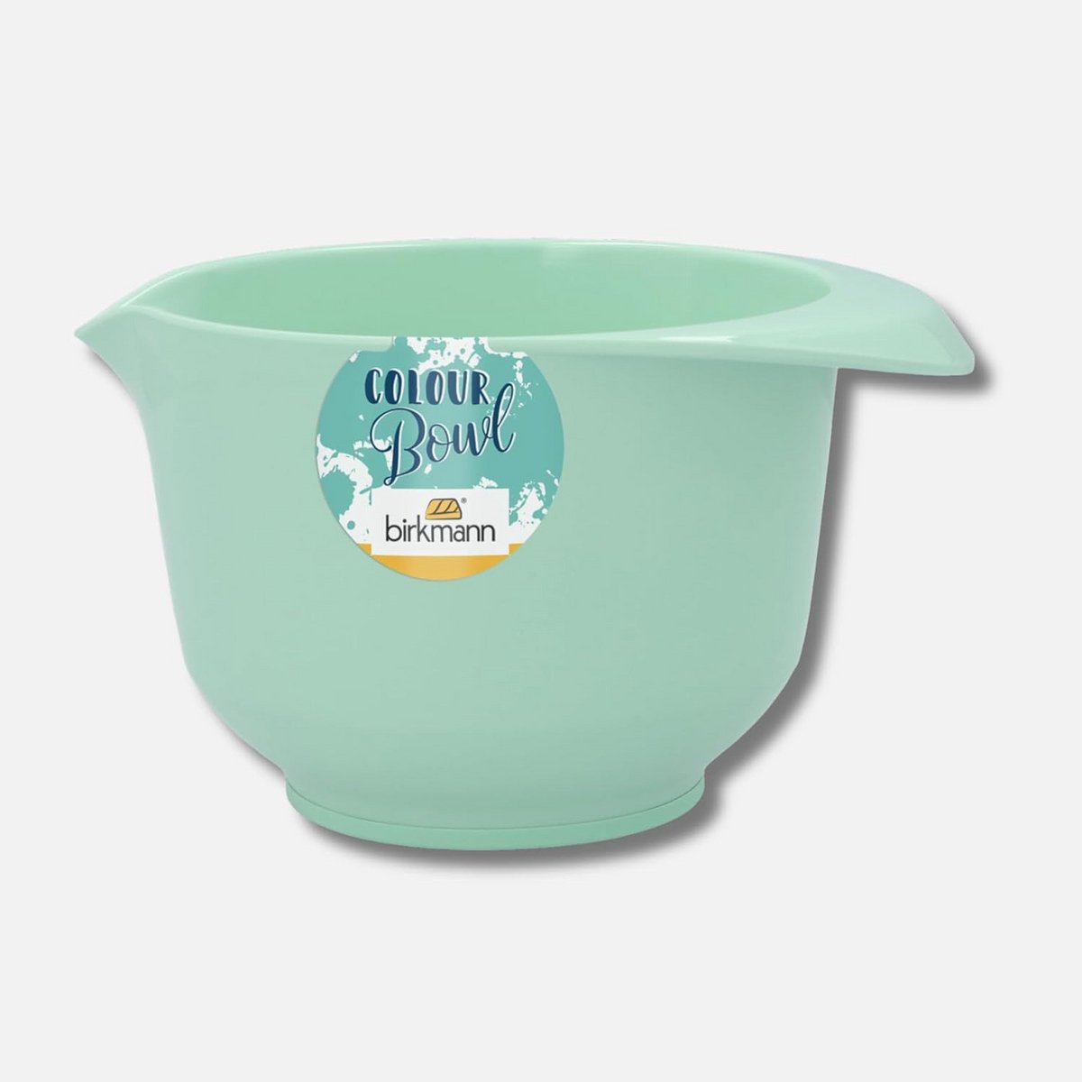 Melamine Mengkom met Antislipbodem en Schenktuit 0,75 Liter Zwart