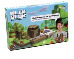 foto van Magnetische Bouwblokken - Klikblokken - 192 Delig - Minecraft