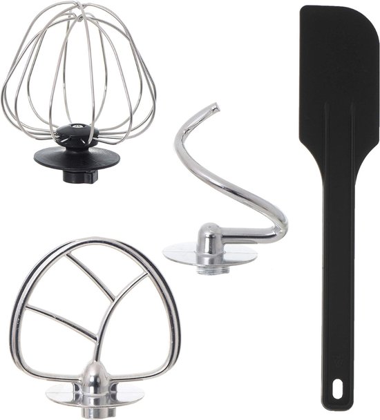 Florixa® Mixer met Mengkom - Keukenmachine - Keukenrobot - Inclusief Extra Accessoires - Antraciet- Zwart - ‎‎3 cm x 25 cm x 17 cm van Florixa — afbeelding 4