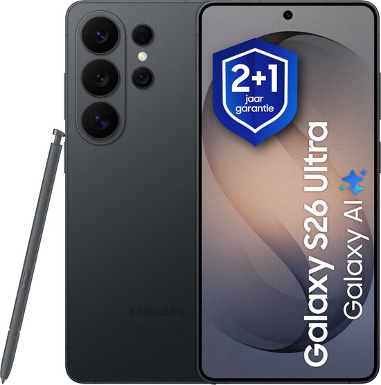 Samsung Galaxy S26 Ultra 1TB Zwart Smartphone Privacy Display 100x Zoom F1.4 Camera Snapdragon 8 Gen 5 AI