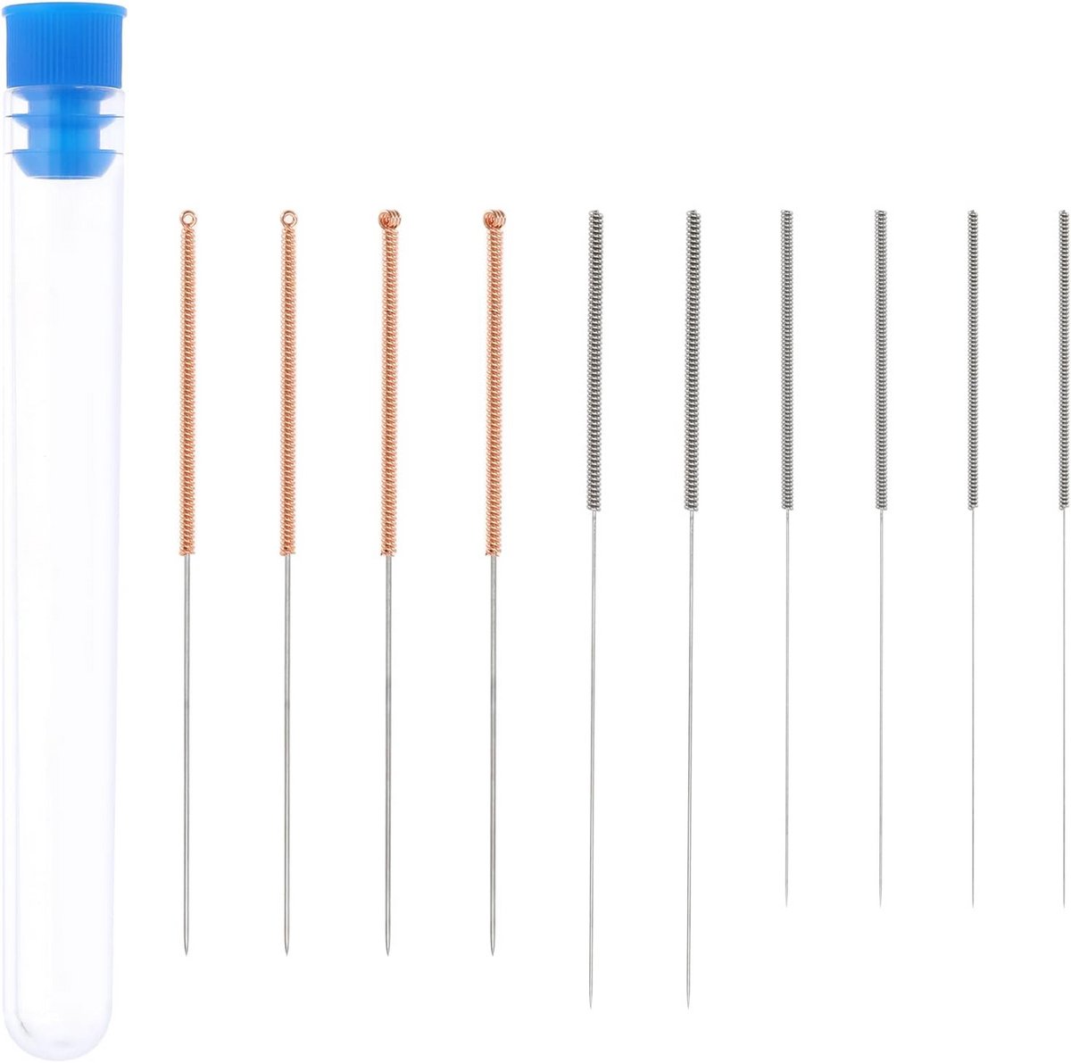Set van 10 RVS Reinigingsnaalden voor 3D Printer Nozzles (0.2mm tot 0.6mm)