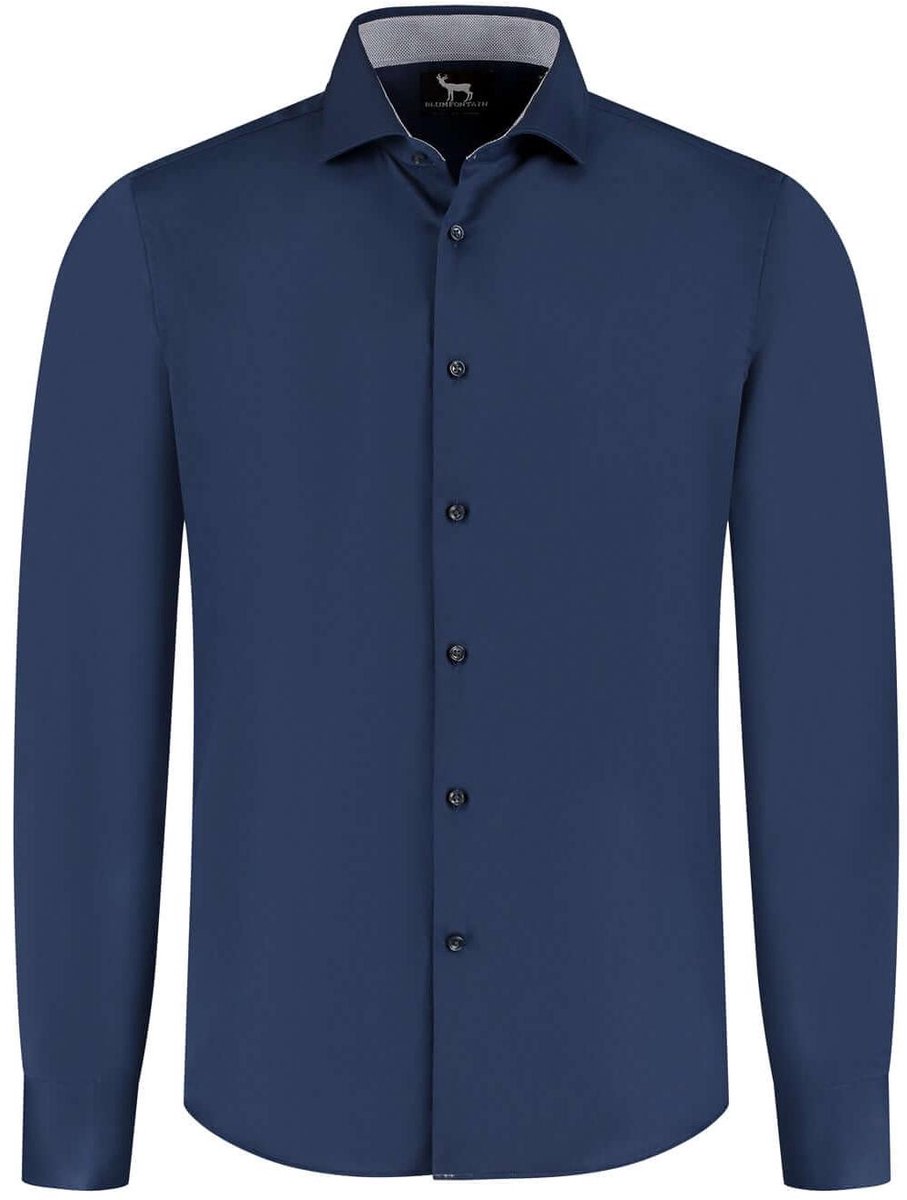 gents - Katoen - Navy - Maat L/L 41/42