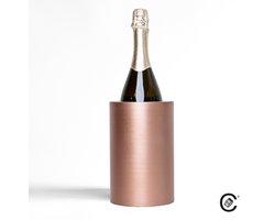 Coolenator Classic – Wijn- & Champagnekoeler – Freezer Bullet – Zonder ijs – Rosé Goud