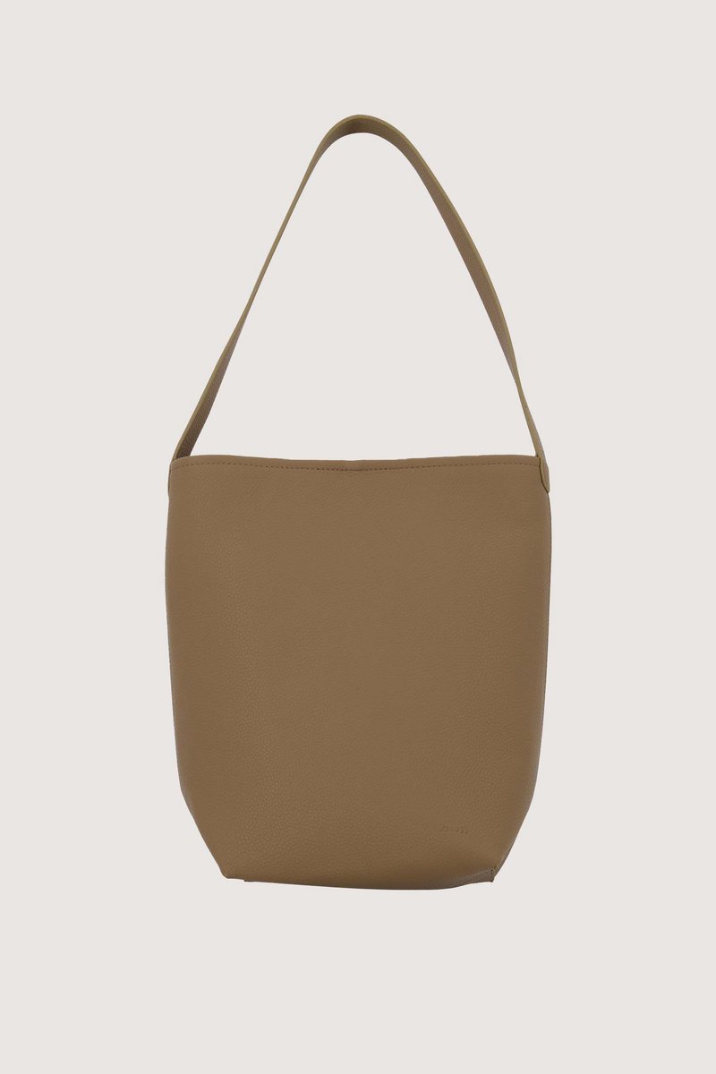 Zusss Bucket Bag 100% PU Leer Darker Sand