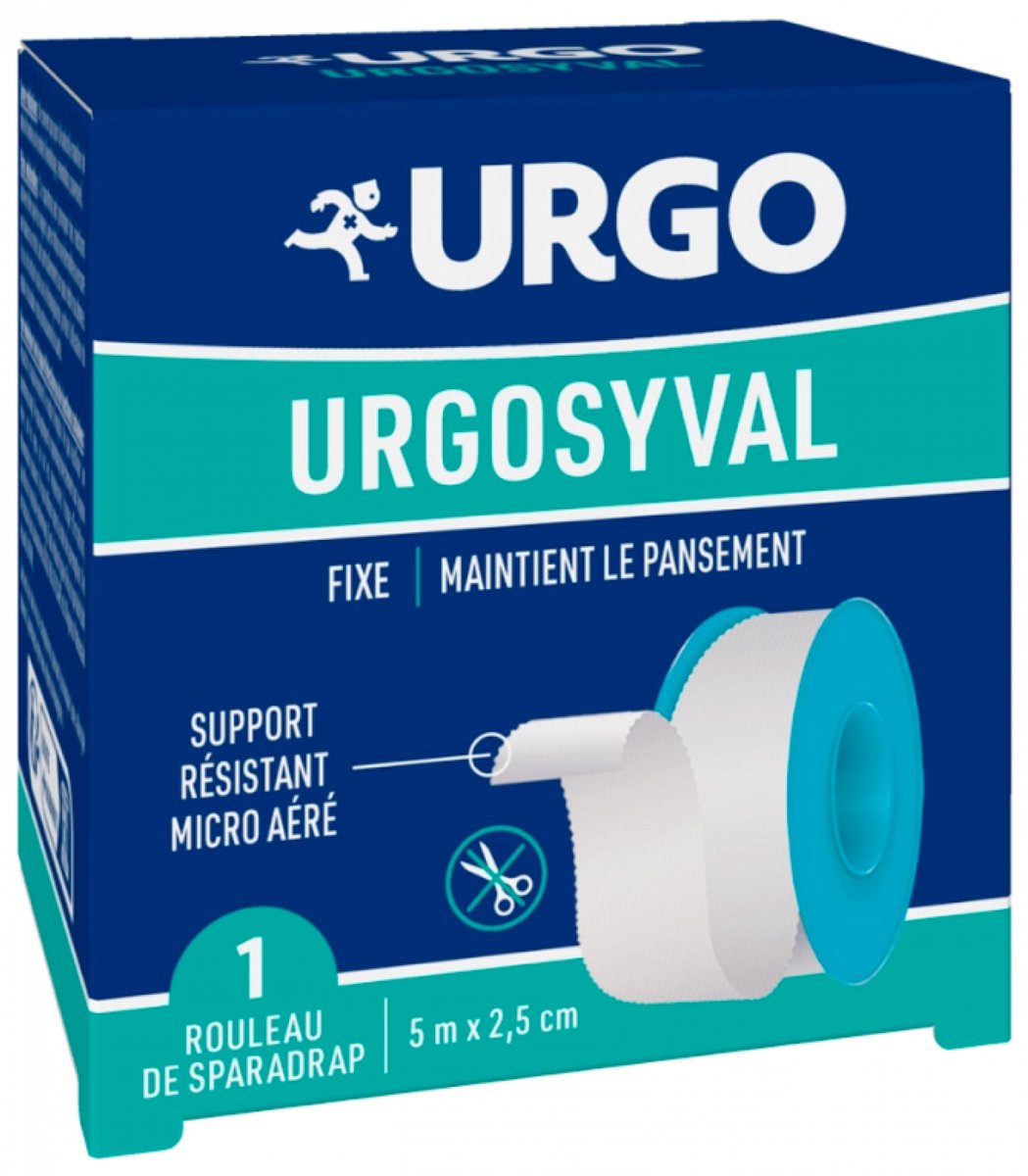 Urgo Syval Wit Geweven Gips 5 m x 2,5 cm