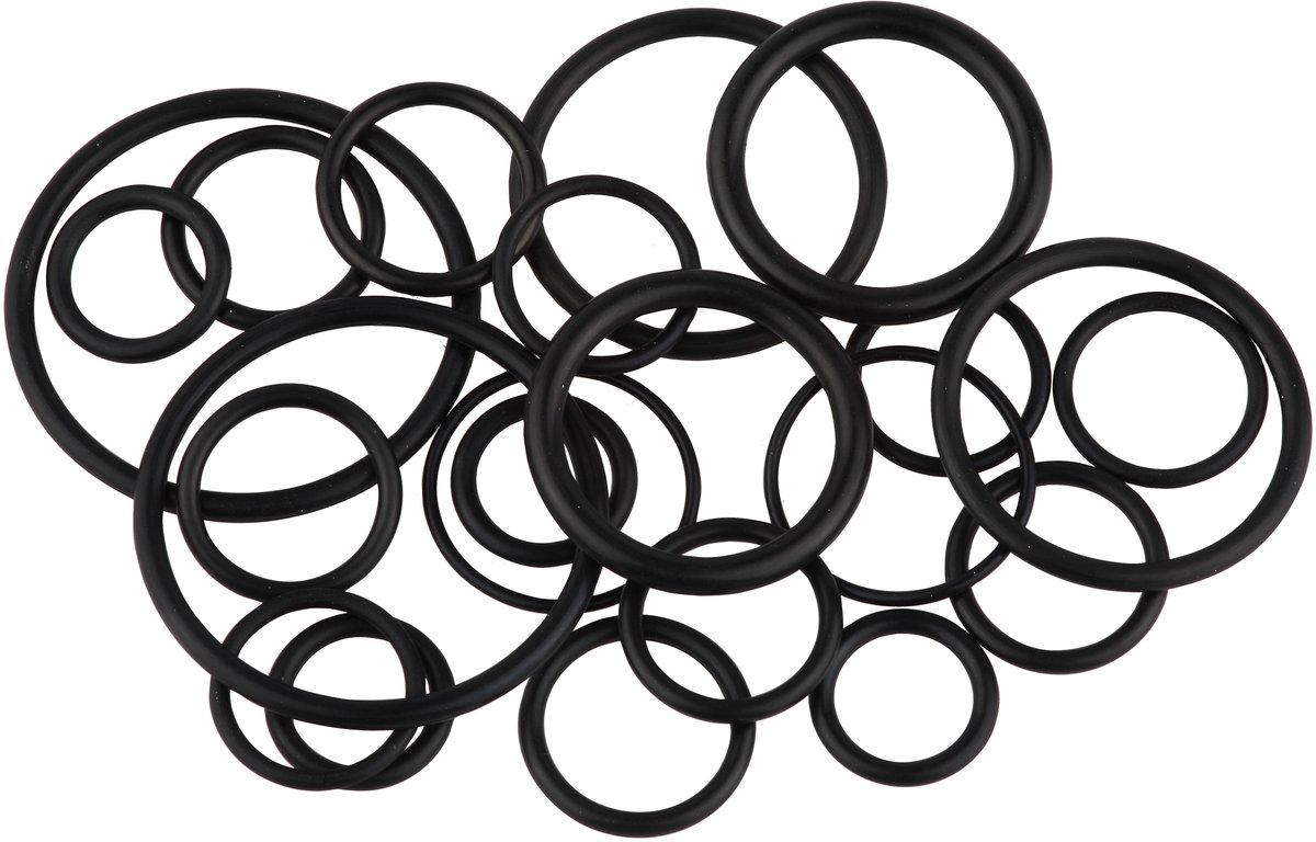 KIRCHHOFF Assortiment o-ringen - Rubber - diverse maten (22x)