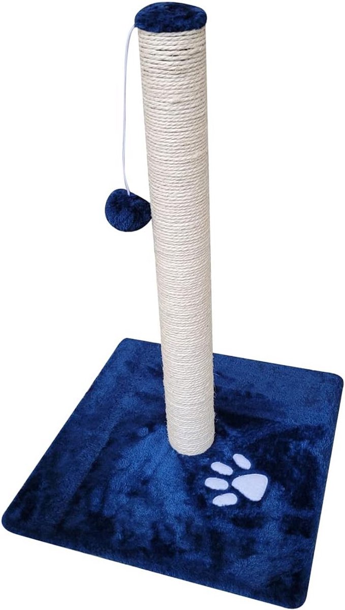 Stevige Krabpaal voor Katten 63 cm Hoog met Speelgoedbal