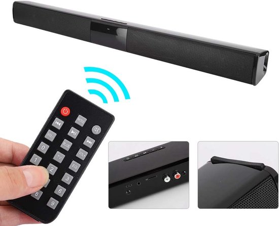 Draadloze Soundbar met Afstandsbediening en Geheugenkaartondersteuning van Merkloos — afbeelding 5