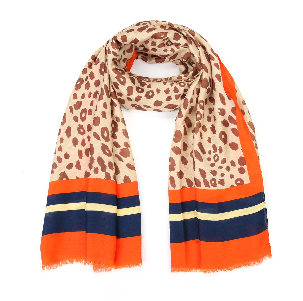 She Life Style - ORANGE - Sjaal - 90 cm x 180 cm