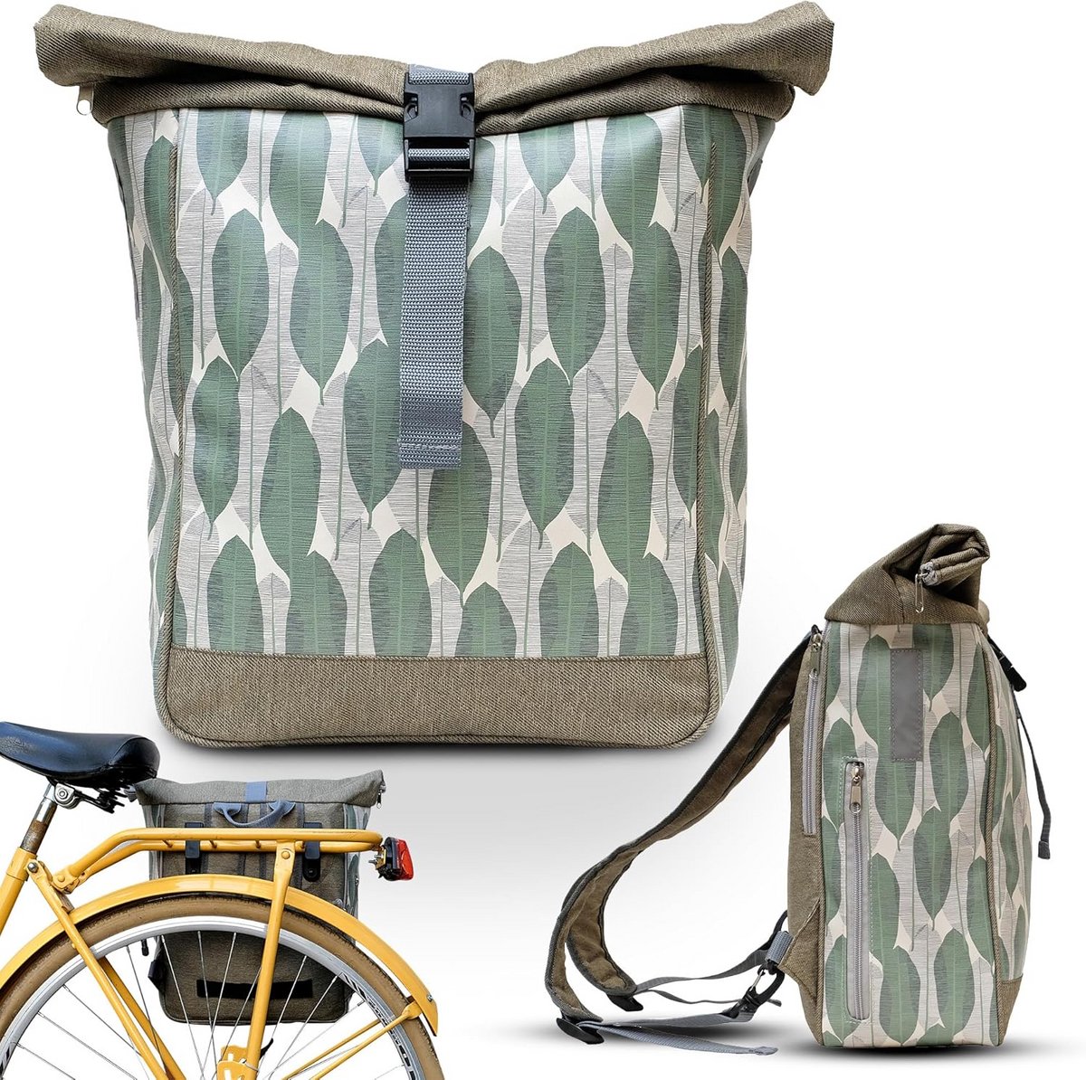 Waterdichte Fietstas en Rugzak Combinatie - 2-in-1 Tas voor Bagagedrager