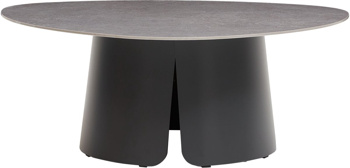 Serenno lounge tuintafel 97x97xH37 cm aluminium antraciet
