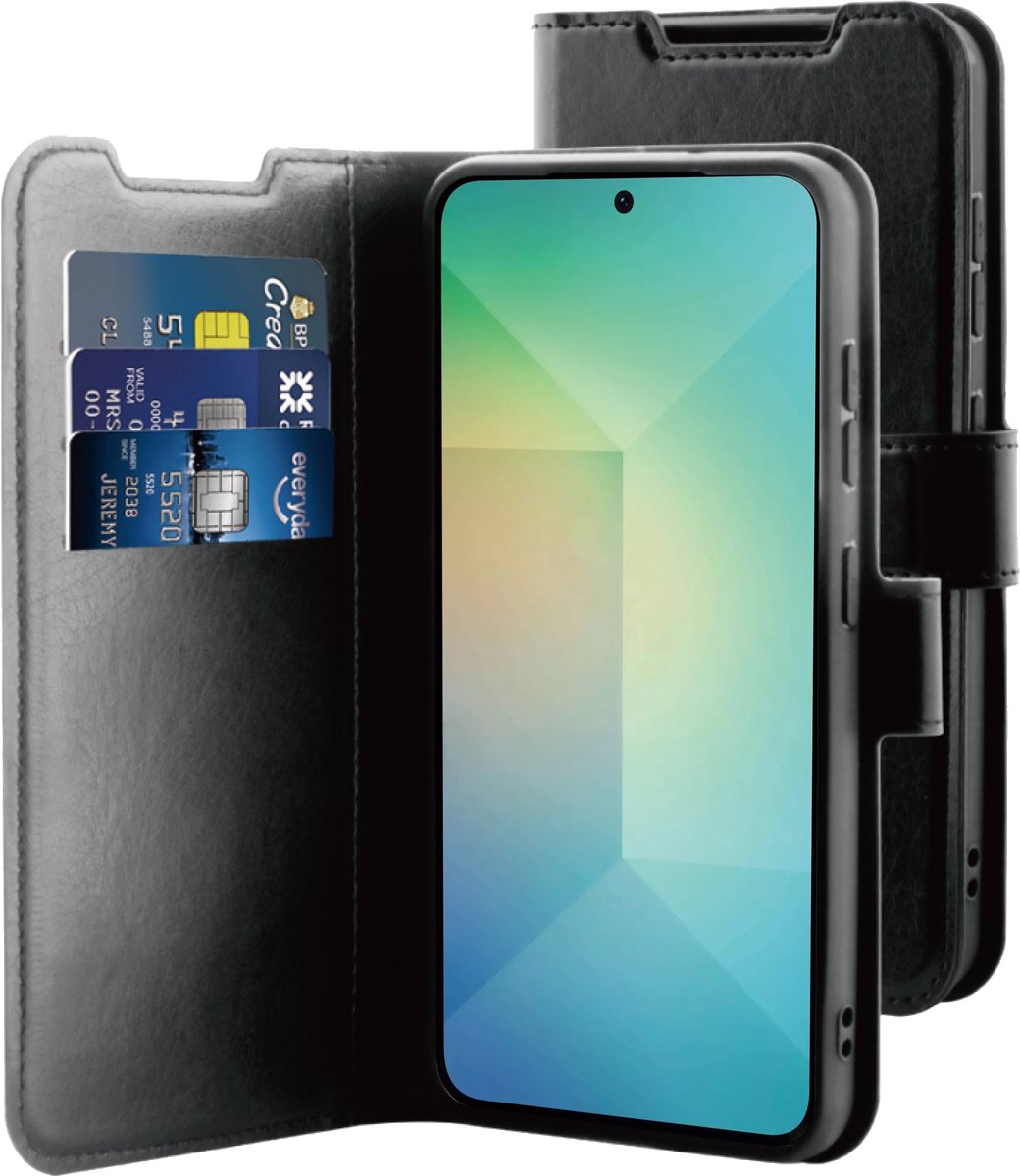 BeHello Samsung Galaxy S25+ Gel wallet case zwart