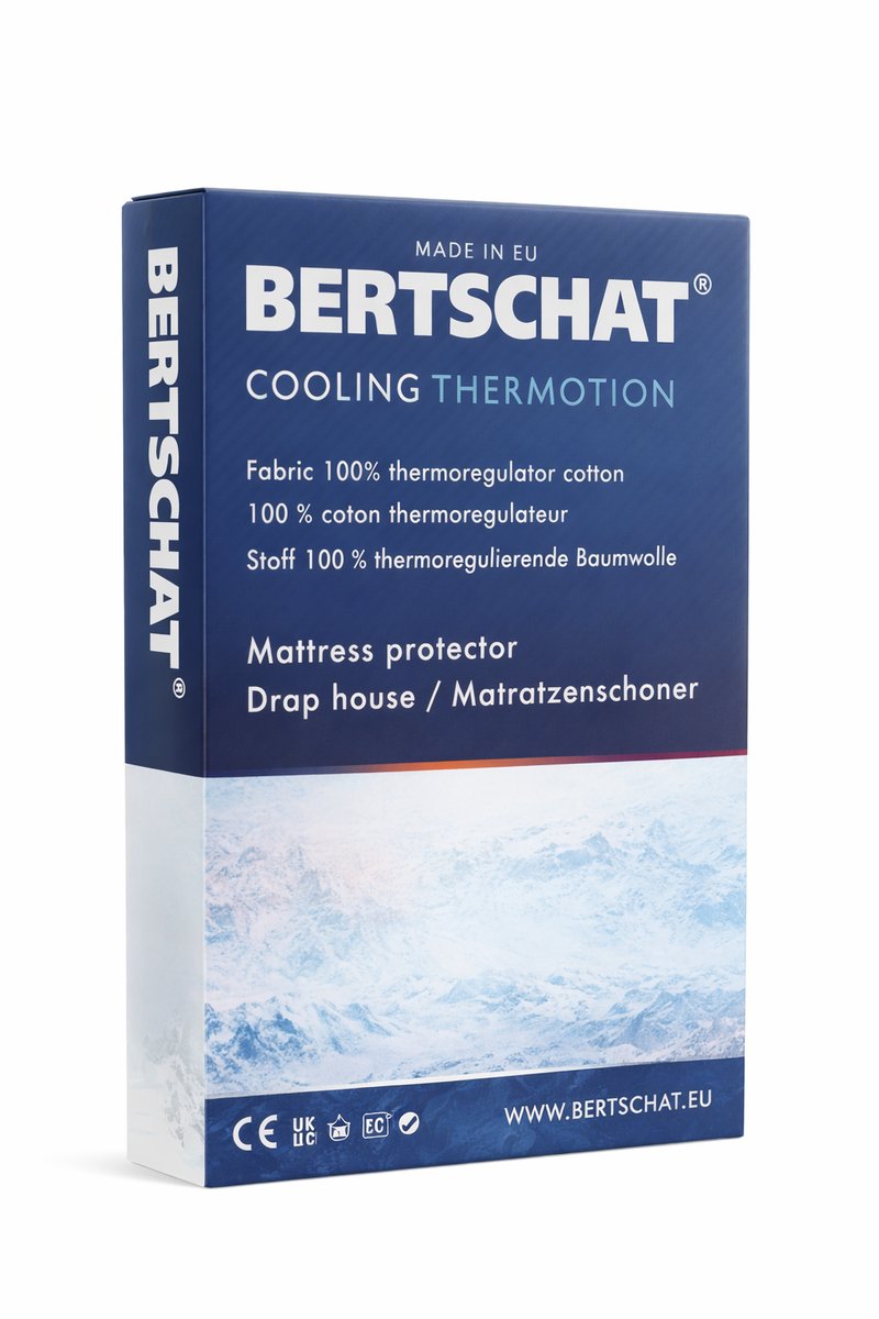 Verkoelende Matrasbeschermer - BERTSCHAT® Cooling Technologie - Thermotion | 80 x 190/200 cm