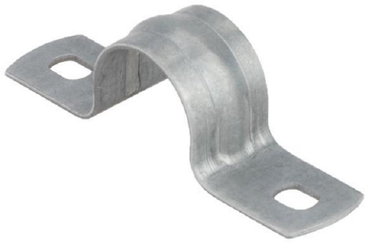 KIRCHHOFF dubbele pijpzadel, gegalvaniseerd, 20 mm (2x)