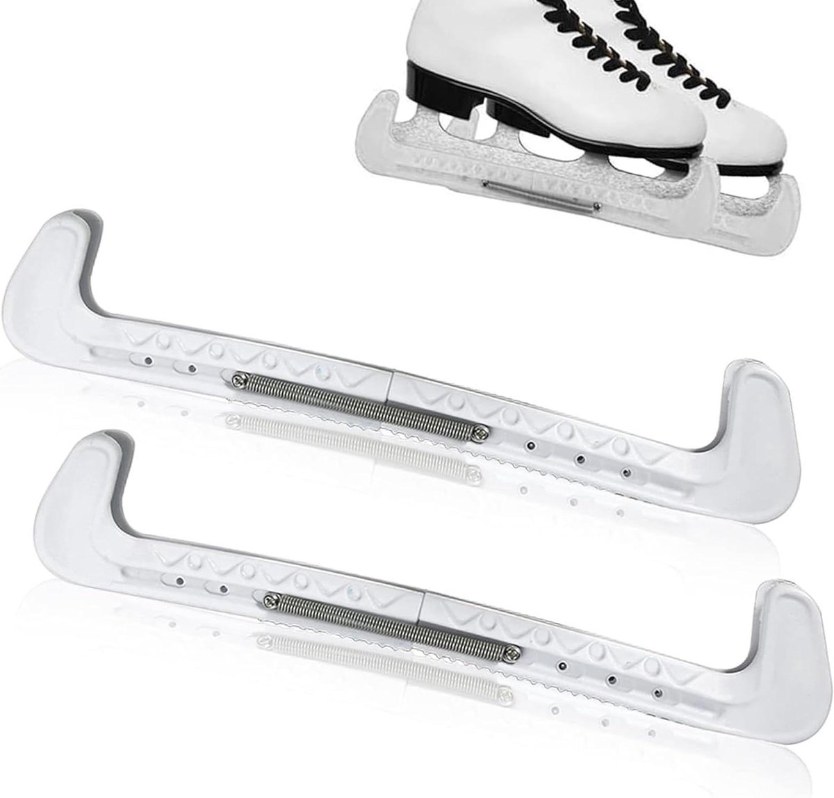 Lemmetbeschermers voor schaatsen – Verstelbare glijafdekking voor kunstschaatsen – IJshockey & schaatsen bescherming