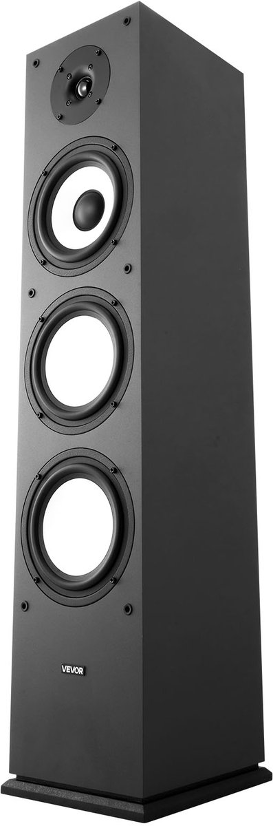 VEVOR Staande Luidspreker 2-Weg Systeem Hifi 200W 70Hz–20kHz 2,54CM Tweeter van Merkloos — afbeelding 2