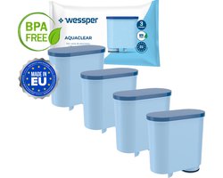 Waterfilter compatibel met Philips AquaClean CA6903/10 CA6903/22 CA6903 kalkfilter, Aqua Clean filterpatroon voor Saeco en Philips volautomatische espressomachines - 4 stuks