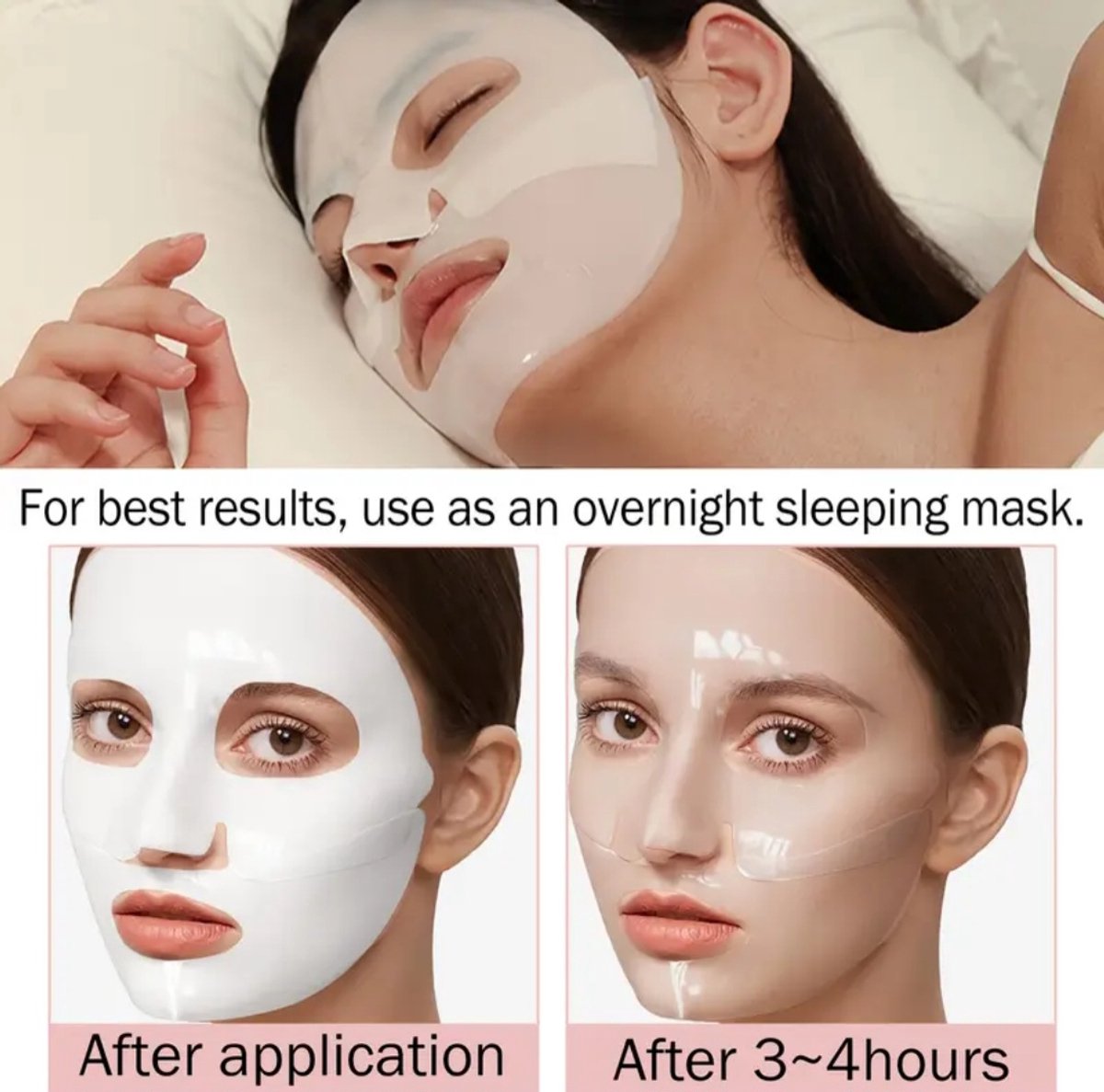5 stuks 25gr. Koreaanse Collageen Gezichtsmasker – Diepe Hydratatie