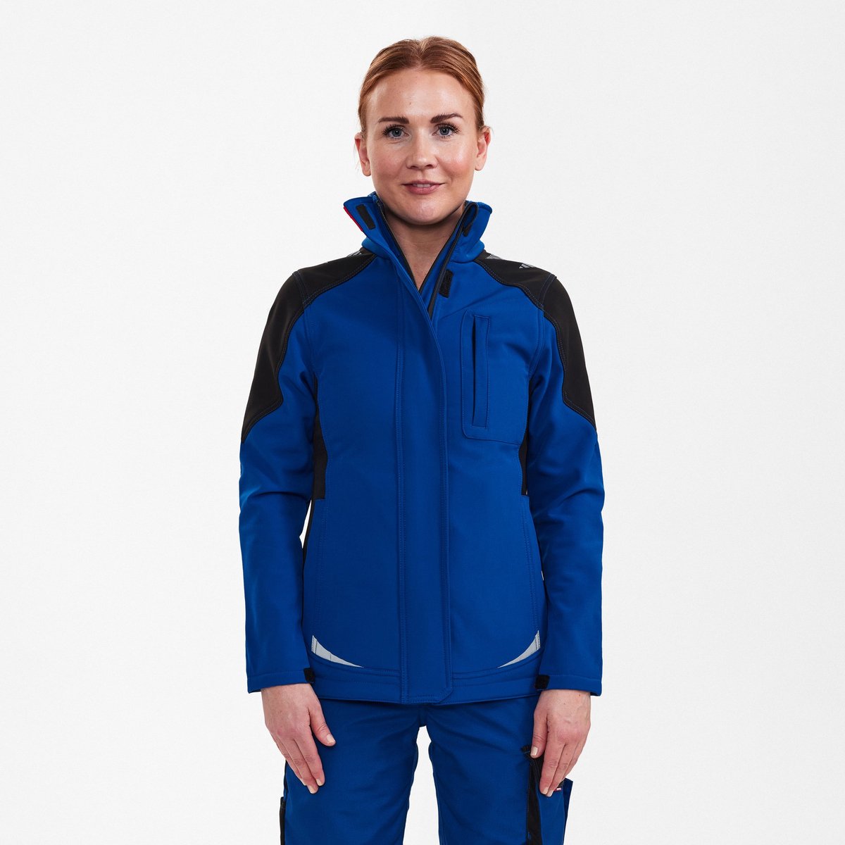 Engel Galaxy softshelljack voor dames 8815-229 - Surfer Blue / Black - 3XL