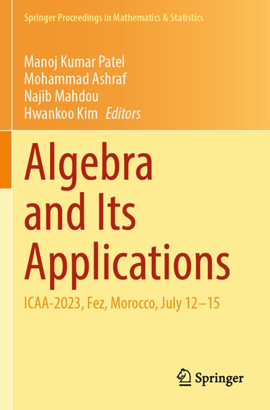 Springer Proceedings in Mathematics & Statistics474- Algebra ... - cover