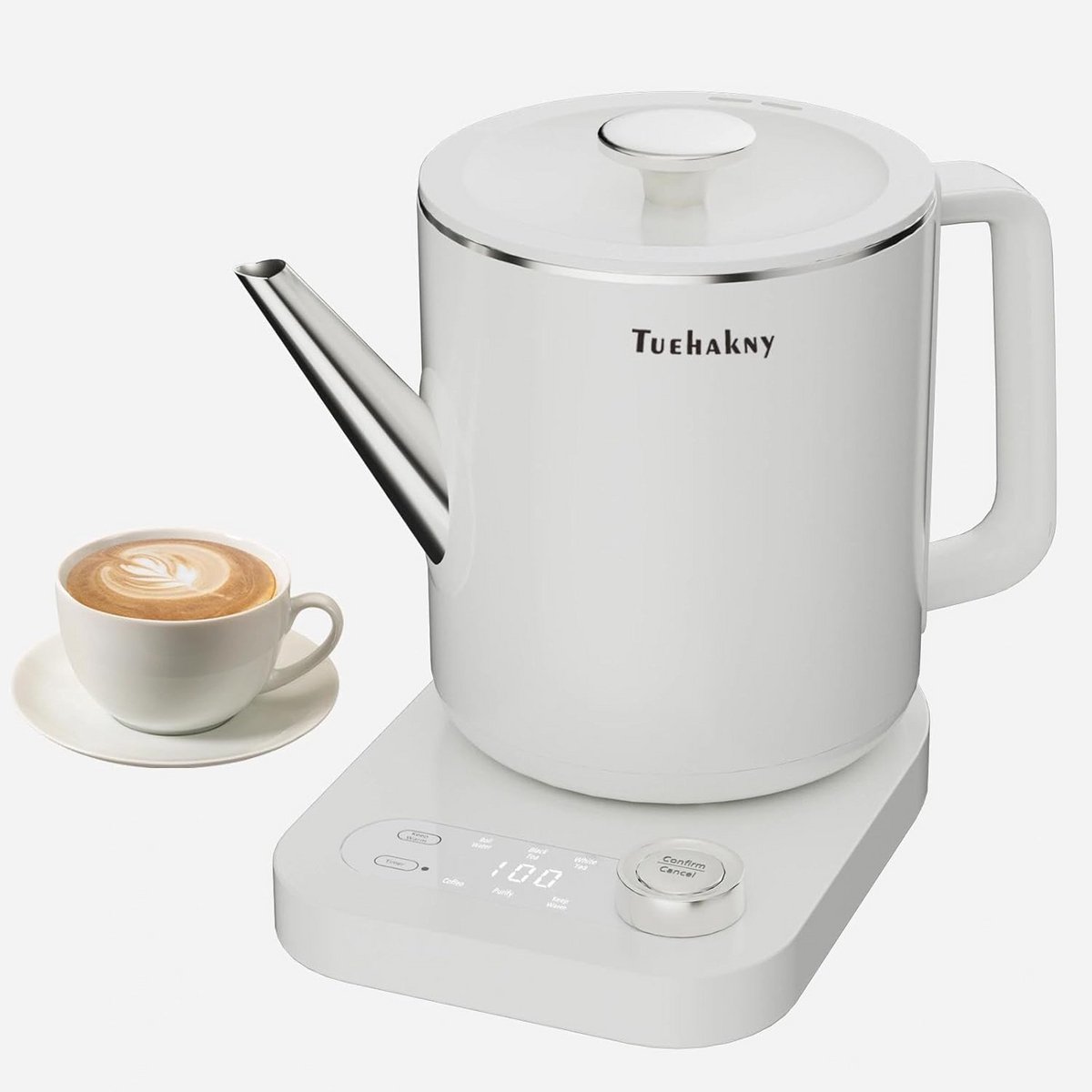 Slimme Waterkoker met Temperatuurregeling (1.0L) - 6 functies, Warmhoudfunctie & Timer