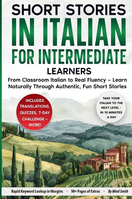 Italian Short Stories for Adult Learners- Short Stories in I ... - cover