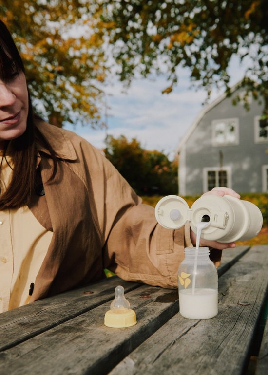 CREATE - Melk- en waterverwarmer voor babyflesjes met temperatuurregelaar - Gebroken wit - BABY PORTABLE MILK WARMER van CREATE — afbeelding 5