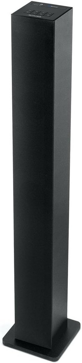 Bluetooth Speaker Toren met 20 Watt Vermogen en AUX-Ingang - Zwart