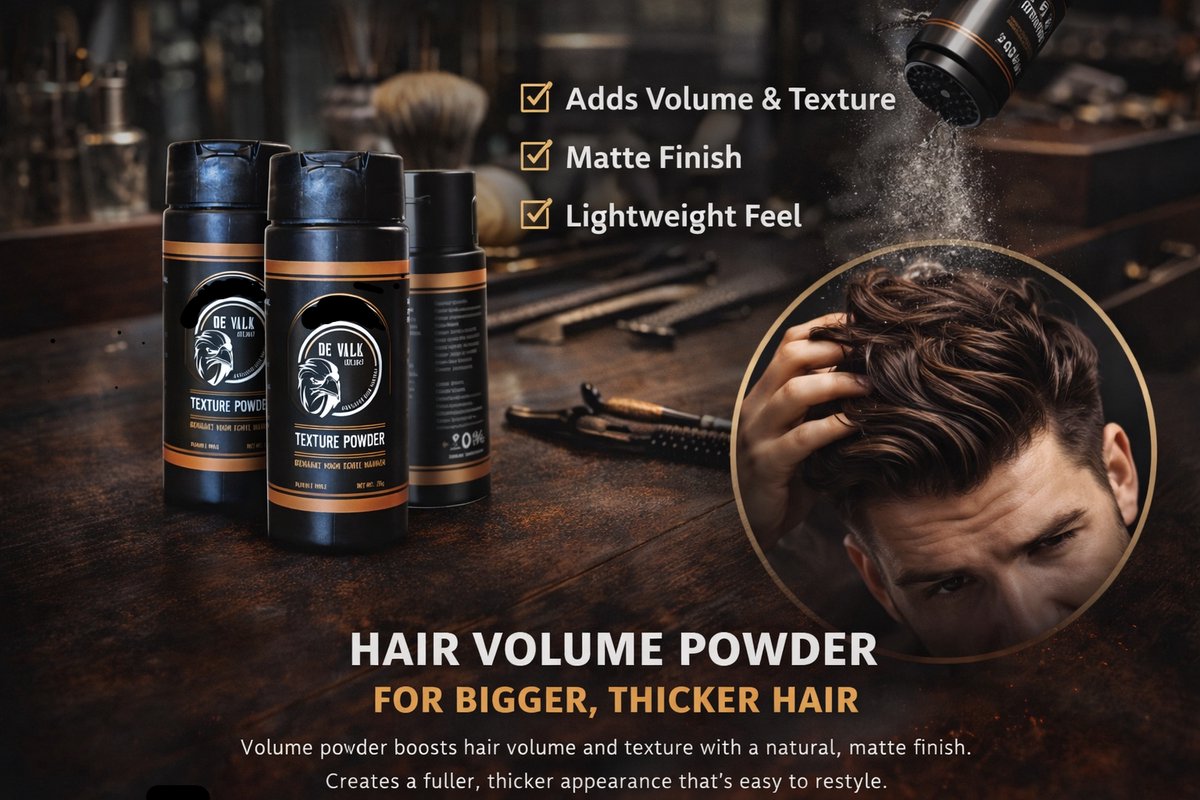 Barnie Cosmetics® Barnie hairpowder 3 stuks - haar poeder - volume poeder - textuur poeder voor mannen - 25gr